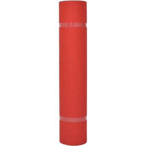 Tapis rouge uni, tissu de 1 x 12 mètres (1/4)