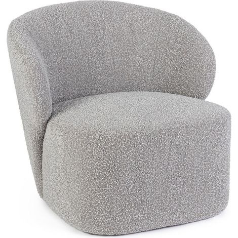 Poltrona "Babila" per interno, Struttura In Legno Di Pino E Compensato 79.5 x 75.5 x 72h cm -Grigio (1/5)