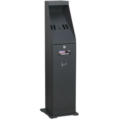 Sealey RCB07 Cigarette Bin Metal Black (1/5)