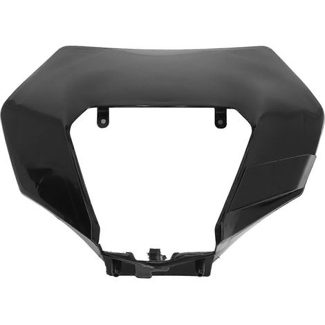Carénage de phare de moto, protection de phare avant noire pour moto tout-terrain EXC SXF MX