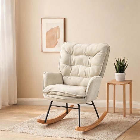 Fauteuil à bascule avec accoudoirs dimensions 71 x 98 x 97 cm (1/5)