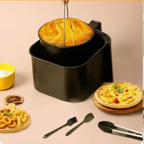 Kit d'accessoires pour friteuse à air chaud - - Cosori 5,5 L - Acier inoxydable - Antiadhésif (1/4)