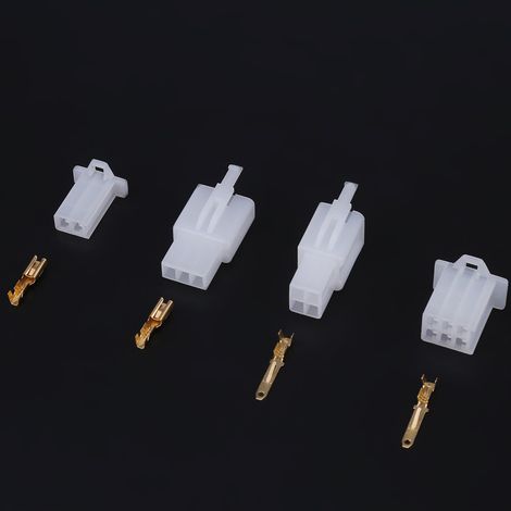 40 connecteurs, prises et fiches de câble à 2,8 mm² (2, 3, 4 et 6 pôles) pour voitures et motos (1/5)