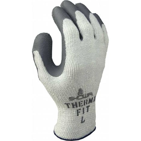 Gant de travail isolant SHOWA 451 Thermo Taille 10 (XL) Paume latex texturé gris foncé