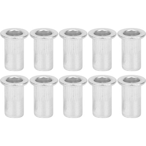 100 Stück Blindnietmuttern-Einsätze aus Aluminium, M5-Nietmuttern-Einsätze, Gewindenietmuttern (1/5)