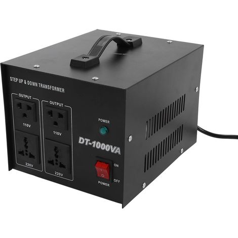 1000-W-Spannungswandler, Auf-/Abwärtstransformator, Wechselstrom 110 V auf 220 V, einphasiger Regler mit EU-Stecker (1/5)