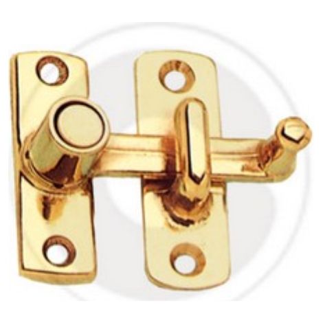 chiusura tavellino a scatto con gancio in ottone bronzato mm 5 cricchetto
