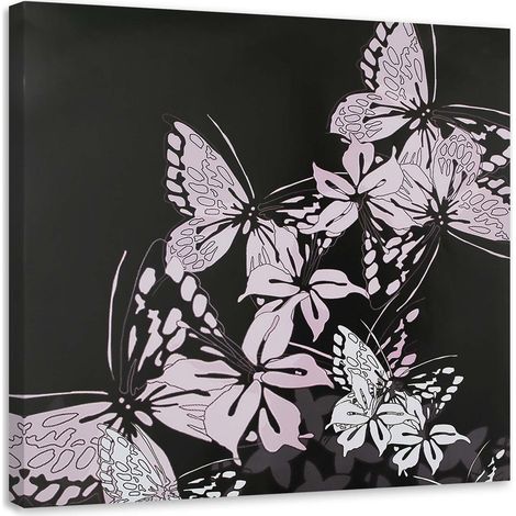 Tableau sur toile Papillon insecte 30x30 (1/5)