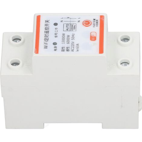 Minuterie WiFi TUYA 2P interrupteur horaire télécommandé disjoncteur pour appareil pompe éclairage public AC220V 63A (1/5)