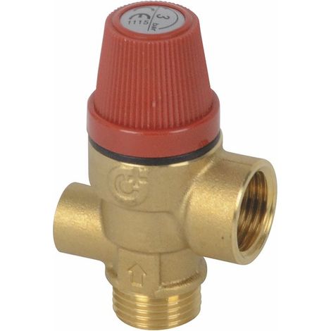 Soupape chauffage porte mano 3b MF1/2'' - DIFF (1/2)