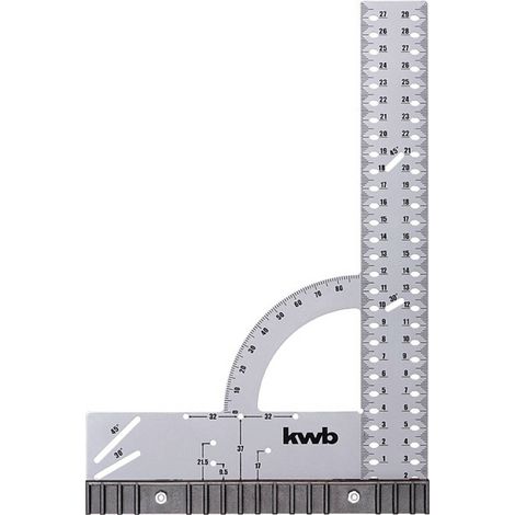 Escuadra de carpintero kwb 067430 universal 300 mm desmontable