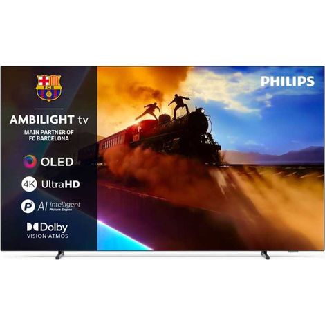 Philips – Téléviseur OLED 55 pouces – UHD 4K – Smart TV avec Ambilight – Taux de rafraîchissement 120Hz