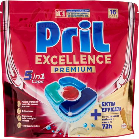 PRIL EXCELLENCE PREMIUM 5IN1 CAPS 16PZ (1/4)