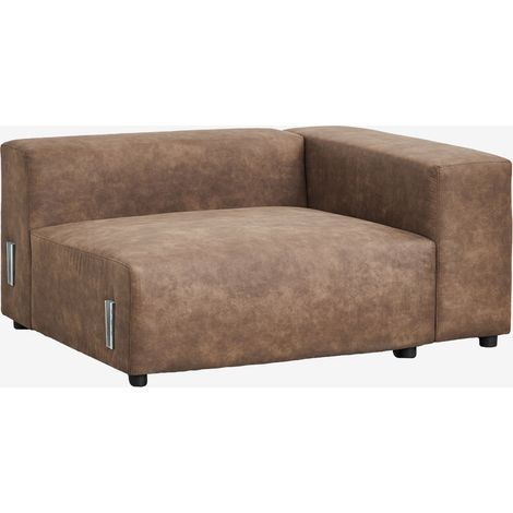 Módulo esquinero derecho 135x113 cm con reposabrazos alto para sofá modular Bruna SKLUM (1/5)