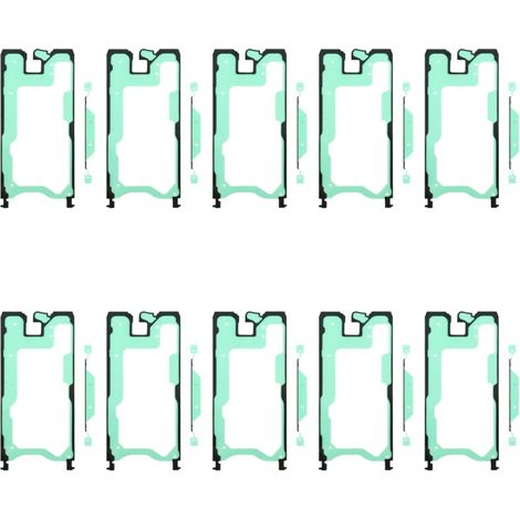 Pack of 10 adhesive strips for the LCD screen and front frame of the Samsung Galaxy Note10+ (1/4)