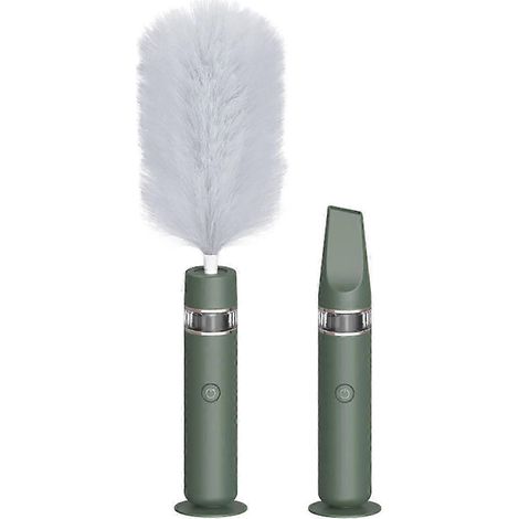 Plumeau électrique multifonction pour la maison, avec brosse rétractable et aspirateur rotatif à 360°. (1/5)