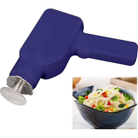 Máquina eléctrica portátil para hacer pasta de 40 W con batería integrada y 5 accesorios de acero inoxidable 304 – Azul (1/5)