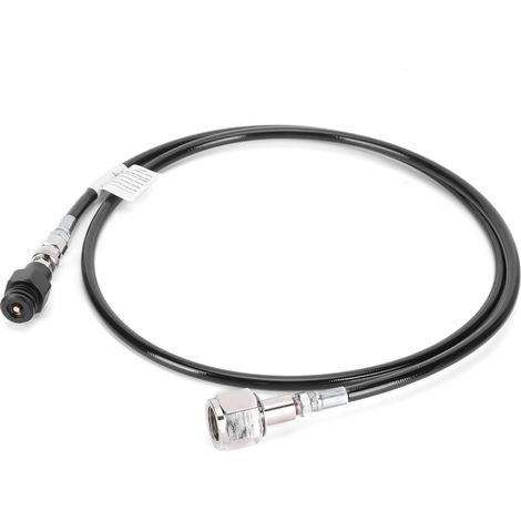 Adaptateur de tuyau pour boisson gazeuse CGA320 de 1,5 m, connecteur pour recharge de bouteille de CO2, accessoire pour boisson gazeuse (1/5)