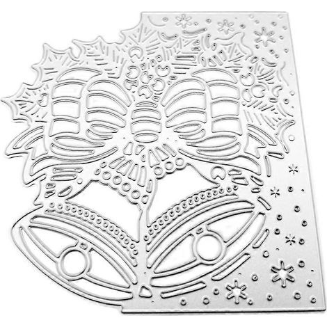 Weihnachtsglocken-Kunst-Metallstanzformen-Schablone DIY Scrapbooking Album Papierkartenvorlage Prägeform Basteldekoration
