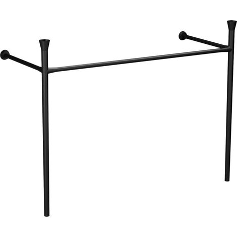 Construction THE NEW YORKER pour lavabo 120cm, noir mat