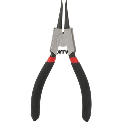 Pinza per anelli elastici esterni destri – 125 mm / 1,4 mm – acciaio al carbonio – gomma – rimozione e installazione