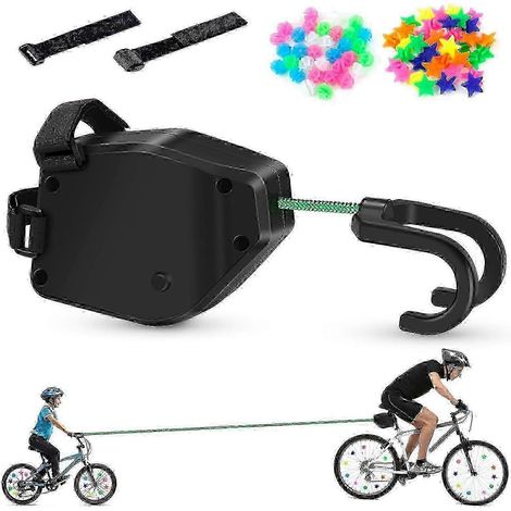 Corde de remorquage pour vélo enfant, 2,5 m, corde de traction pour vélo, corde de traction parent-enfant, avec 71 perles de rayon SZRH AS (1/5)