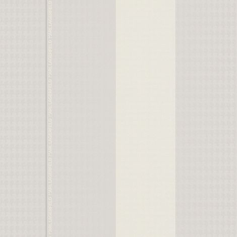 Grafik Tapete Profhome 378484 Vliestapete glatt mit Streifen glänzend weiß grau 5,33 m2