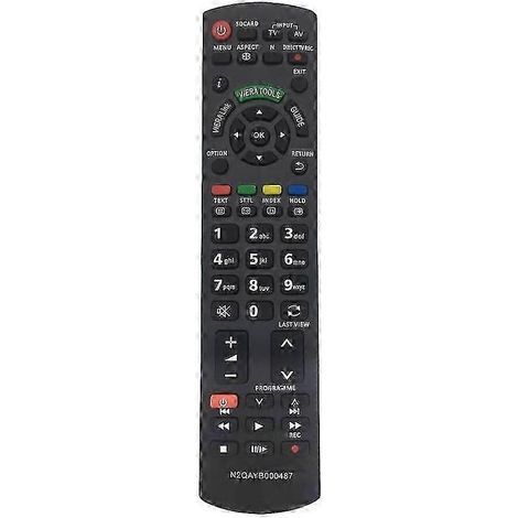 Télécommande de remplacement Panasonic N2QAYB000487 pour téléviseur Panasonic universel (1/4)