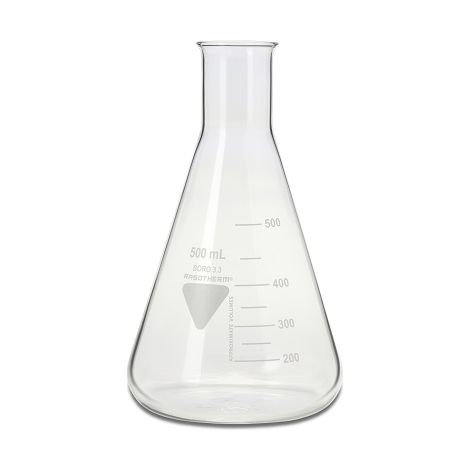 Flacon de laboratoire RS PRO, Verre borosilicate, 500ml ( Prix pour Paquet de 10 )