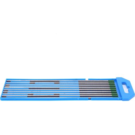 10 électrodes de tungstène TIG WP, pointe verte, aiguilles, accessoires de soudage, 3,0 x 175 mm (1/5)