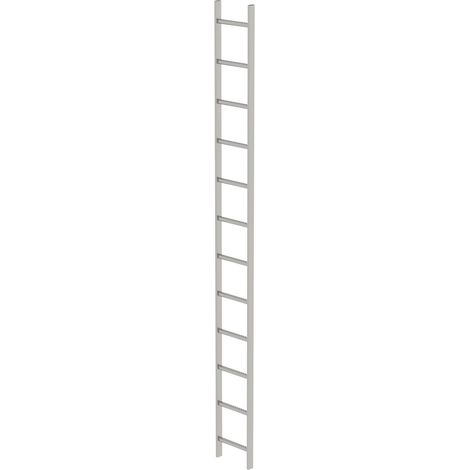 MUNK Schachtleiter aus Edelstahl 300mm breit 12 Sprossen 3,36m lang (1/3)