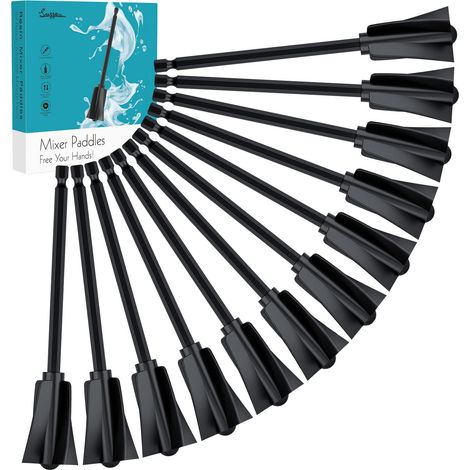 Palette De Mélange Époxy - Pour Foret 1/4 Pouces - Résistant Et Réutilisable - Pour Résine Peinture Silicone - 12 Pièces (1/5)
