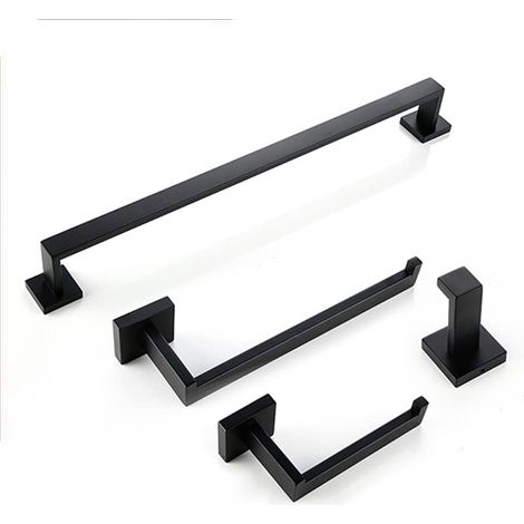 Accessory Set Shelf Toilet Paper Holder Hook Towel Bar Ring