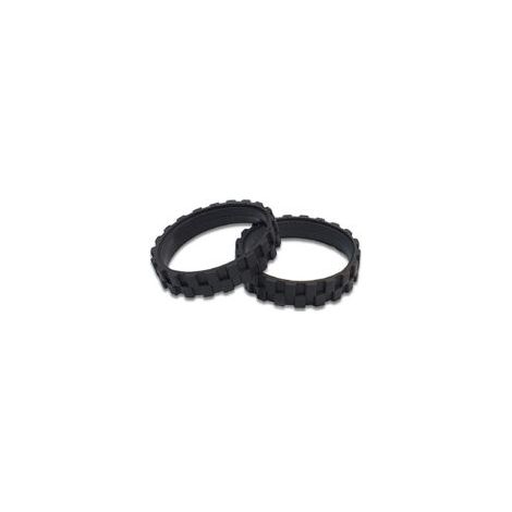 Pneus et roues (70 x 15 mm) pour iRobot Roomba séries S9 et S9+ (lot de 2). Fabriqués en Espagne. Antidérapants pour une adhérence exceptionnelle et une installation facile. (1/2)