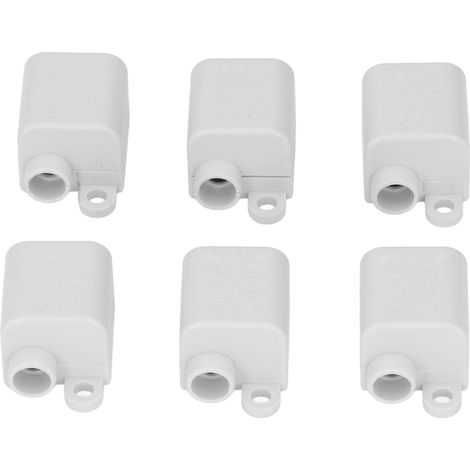 6 pcs connecteurs électriques dérivation type T ZK-1216 1000V 100A sans coupure ABS M4 2,5-16mm² pour câblage maison (1/5)