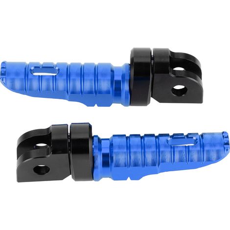 Motorrad-Fußrasten vorne links/rechts (Paar) passend für Yamaha MT‑03 MT‑25 MT‑07 MT‑09 R3 XJ6 Blau (1/5)