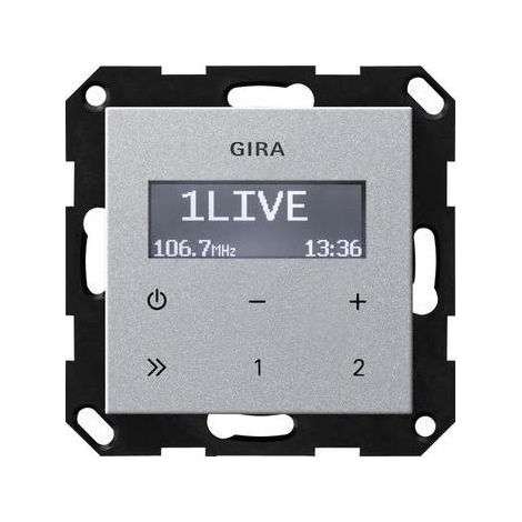 Gira UP-Radio RDS o.Lautsprecher System 55 F Alu [228426], 2284 26 (1/5)