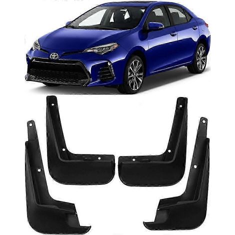 Bavettes de protection moulées avant et arrière pour Toyota Corolla 2014-2018