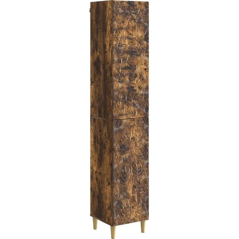 Set di armadi 2 pcs Rovere Fumo Legno ingegnerizzato vidaXL