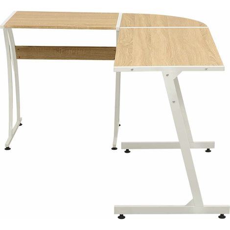 Maison Exclusive - Eckschreibtisch L-förmig Eiche (1/5)