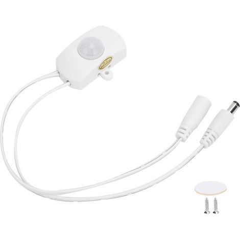 Détecteur de Mouvement Infrarouge LED pour Ruban LED 6V-24V, Capteur de Présence Blanc (1/5)