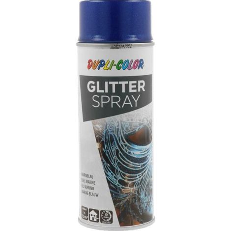 Bombe de peinture - Effet diamant pailleté - Bleu marine - Tous supports - Dupli-Color - 400ml