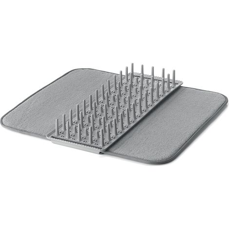 Guzzini - Scolapiatti con tappetino dry&safe Tierra 'Made for Nature' grigio (1/5)