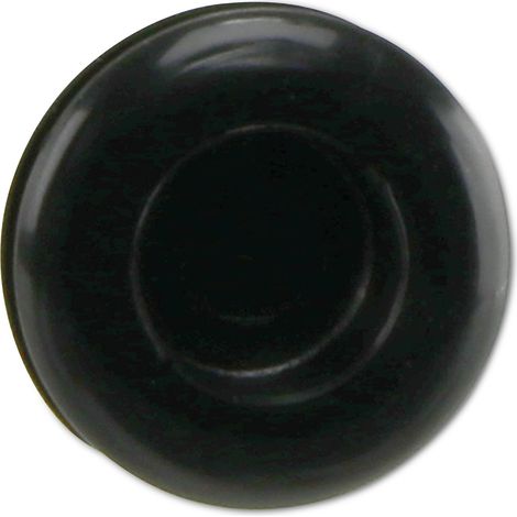 KSS Passe-câble en PVC, noir, épaisseur de plaque 3,4, diamètre de trou 10,5, fermé, 1 pièce (1/3)