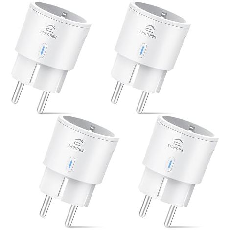 EIGHTREE WiFi Connected Socket, Mini Smart Plug, 16A 3680W (1/5)