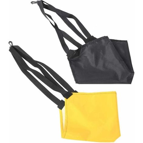 2 Parachute de natation, résistance eau, tissu renforcé, noir jaune, entraînement piscine (1/5)