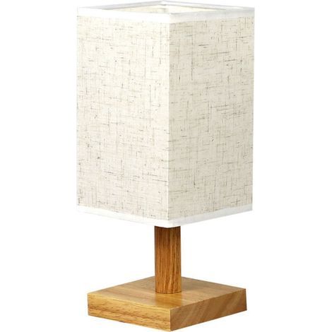 Lampe beige H28.5cm - créateur d'intérieur (1/5)