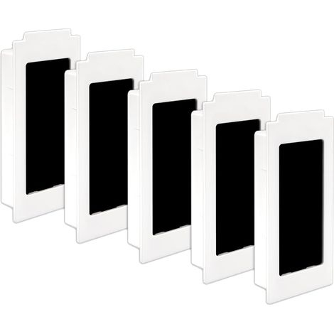 (5 pièces) T30S Pro Omni Filtres HEPA de rechange pour ECOVACS DEEBOT T30S Pro Omni, T30 Pro Omni, T30C Pro, T30 Omni, T30S, T30S Combo aspirateur robot, ensemble d'accessoires de filtre HEPA (1/5)