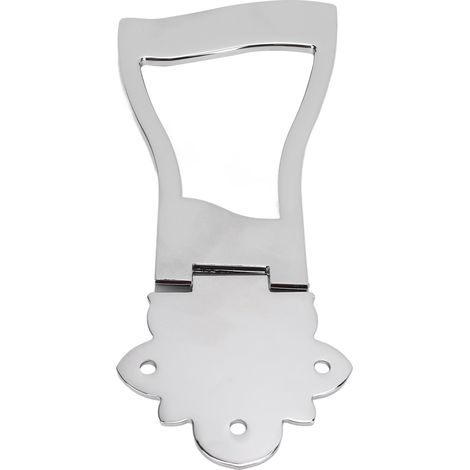 Attache de guitare trapèze 6 cordes en métal argenté pour remplacement (1/5)