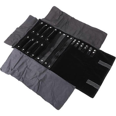 Sac de rangement multifonctionnel pour bijoux, organisateur pour boucles d'oreilles, colliers et bracelets. (1/5)